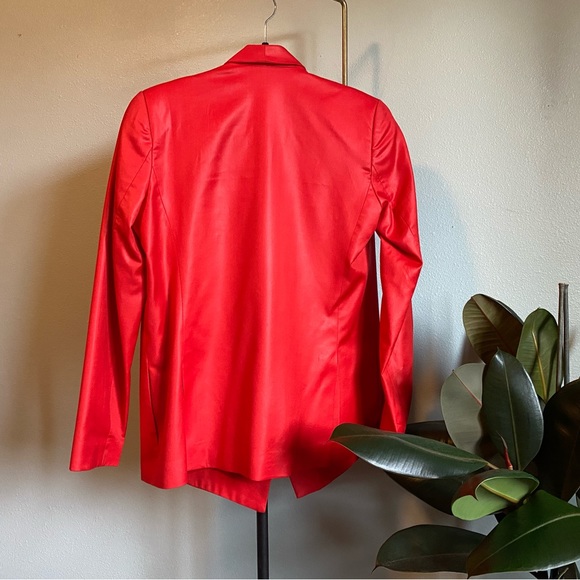 Leather effect blazer - Picture 2 of 3